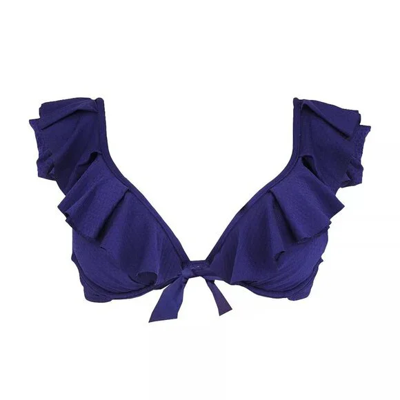 NWT! Vilebrequin Women's Lizzy Ruffled Underwire Bikini Set extra large XL